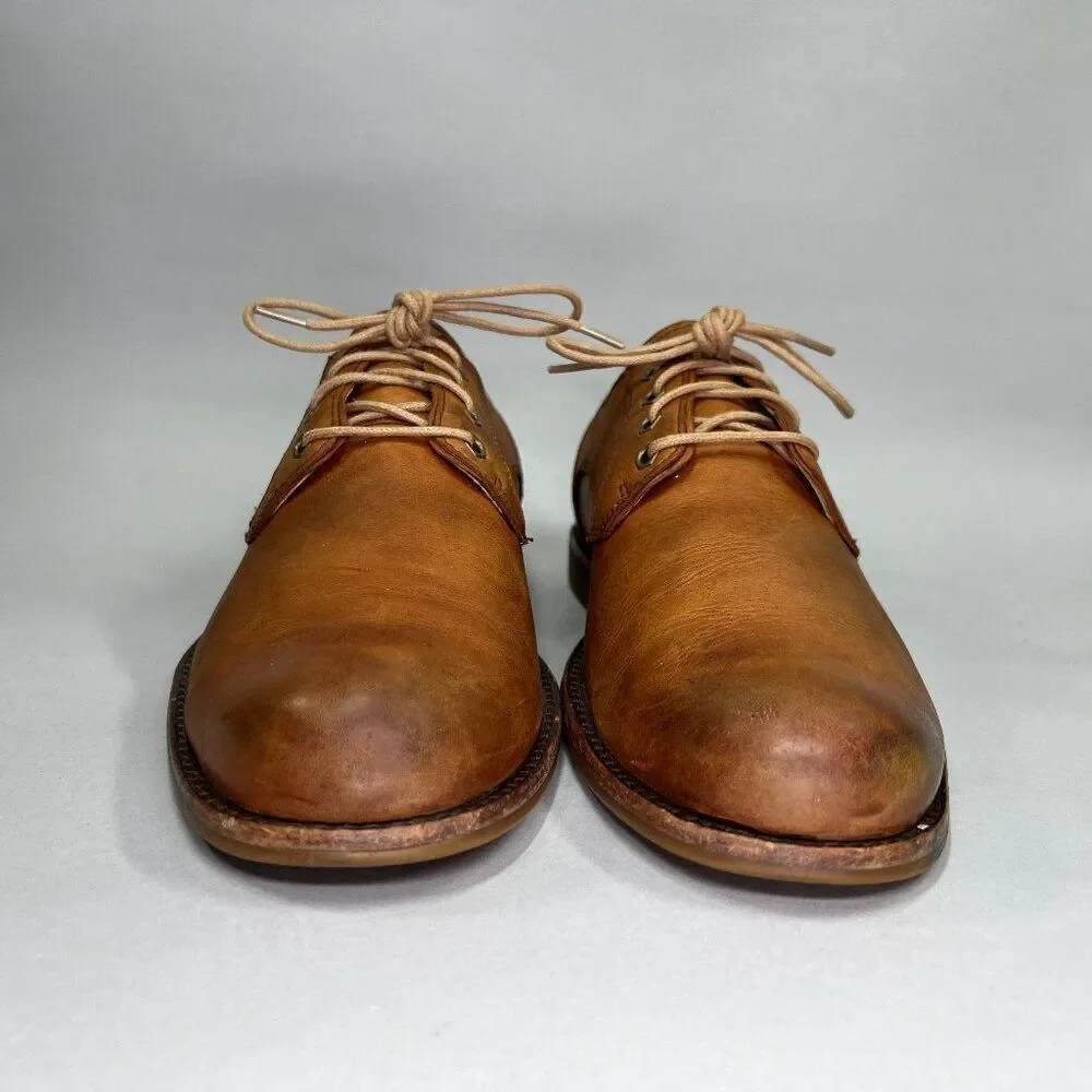 UGG Hixson Shoes Men's Size 9 Chestnut Tan Leather Dress Classic Derby Oxfords‎